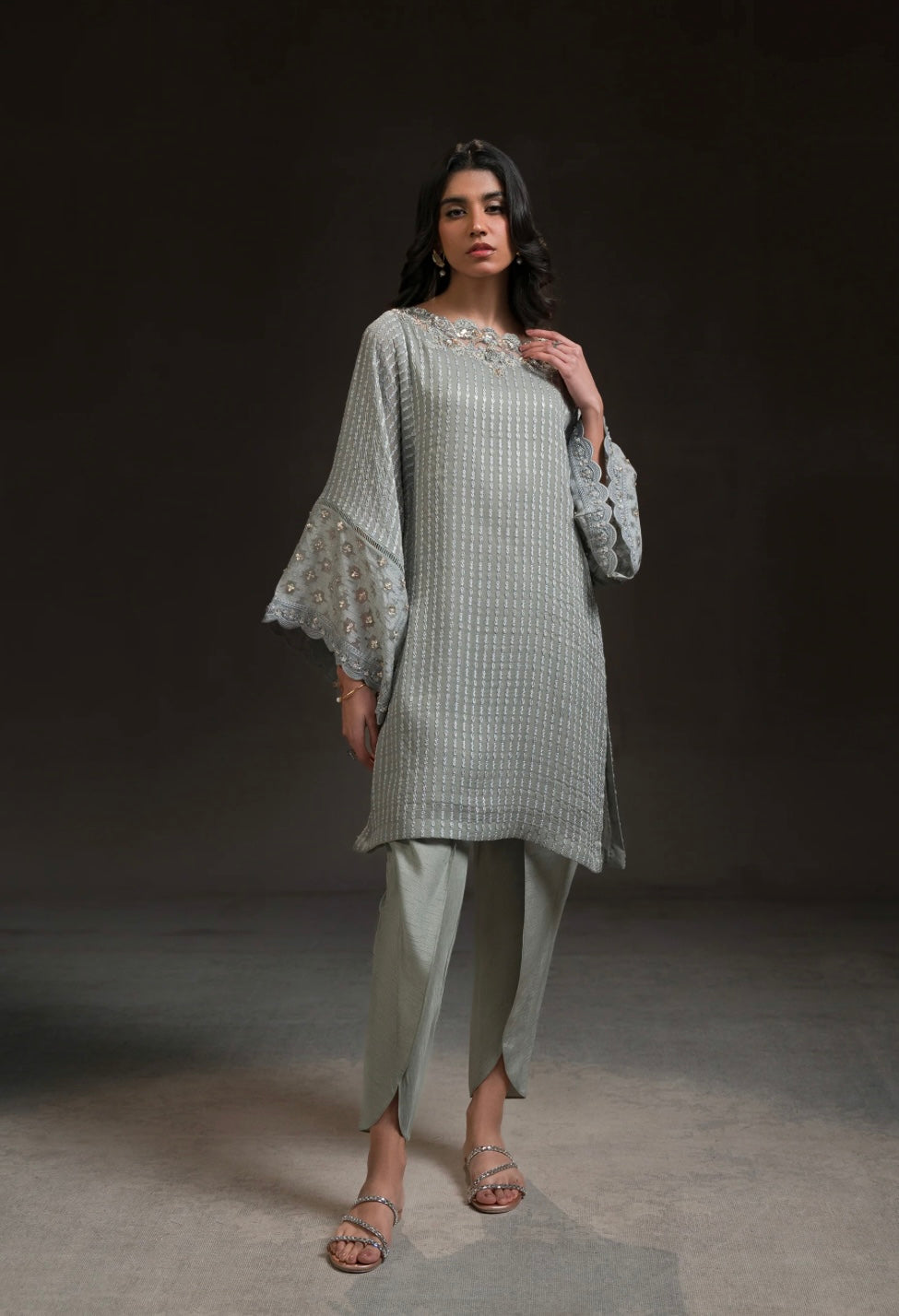 AMMARA KHAN GLITZ VOL 2 | BOXY TUNIC SET