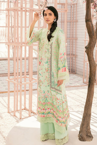 ANSAB JAHANGIR LUXE SILK PRET | PISTACHIO CREME