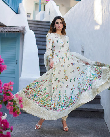 FAIZA SAQLAIN - LILIANA LUXURY LAWN’24 | AVELINA