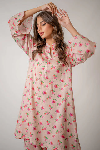 WEAR EGO UNSTITCHED LAWN’24 | PINK ROSES 2PC