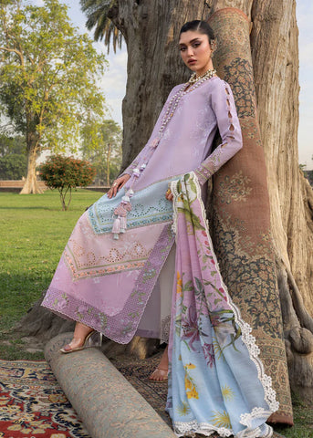 SAIRA SHAKIRA BLOOM UNSTITCHED LAWN’26 | AVA 1B