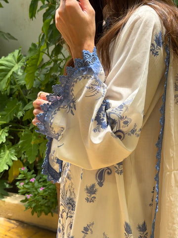 NAARJ LAWN PRET’26 | MOROCCON BLUE