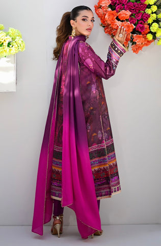 ANSAB JAHANGIR LUXE SILK PRET | DAHLIA
