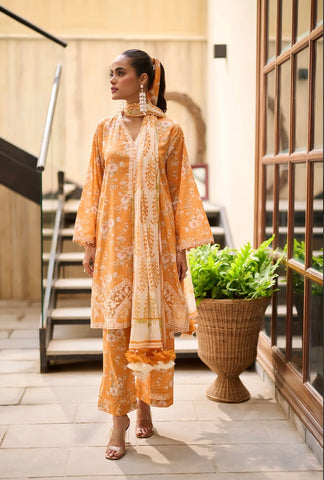 DHANAK PREMIUM LAWN’24 | ORANGE