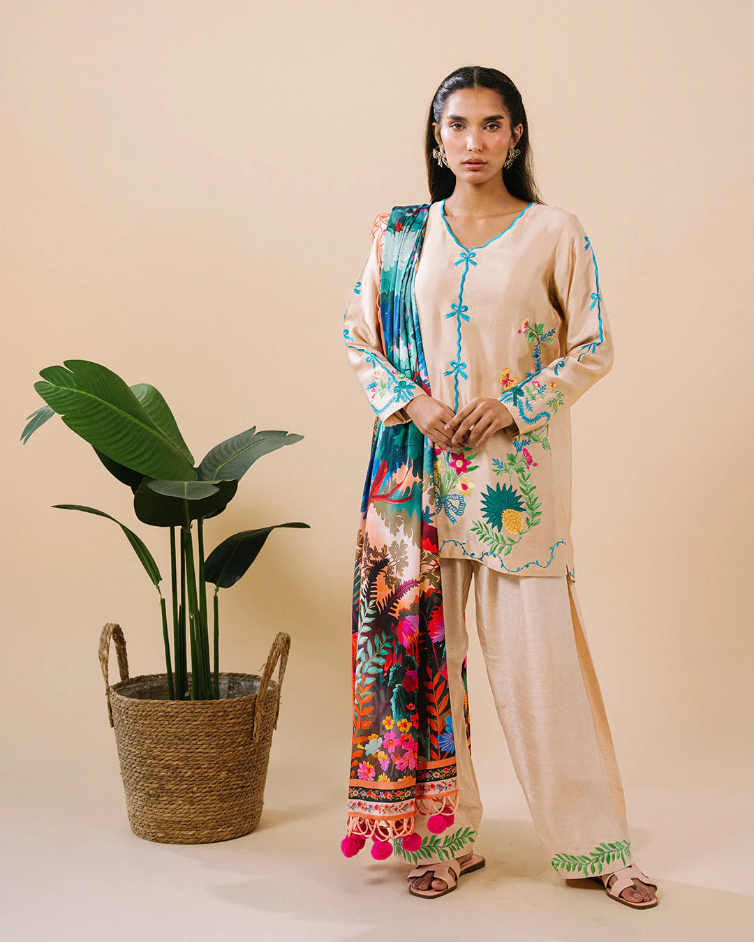 MEHREEN HAMZA TABANI ‘SOFT CHAOS LUXE PRET’26 | CREME