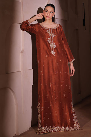 UZMA & AFSHEEN ‘CELEBRATION WEAR’26 | CINNAMON SILK