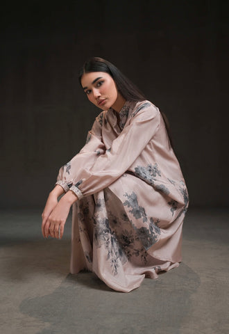 AMMARA KHAN GLITZ’24 | FLORAL PRINT GHARARA SET