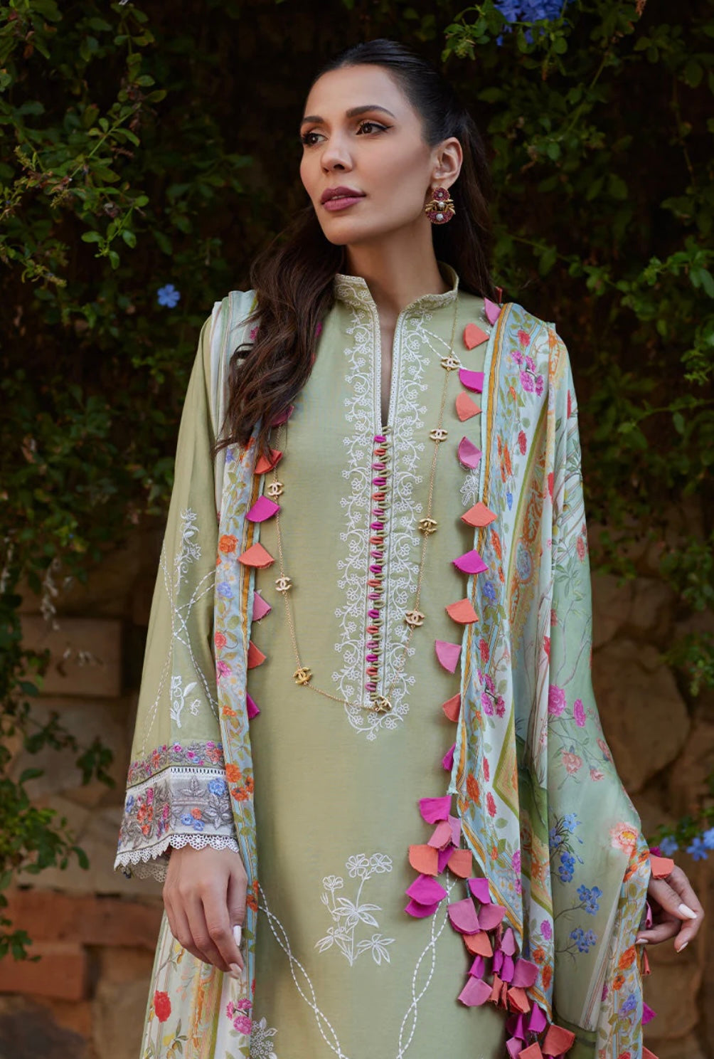 NIDA AZWER LUXURY LAWN’24 | SAGE SERENITY