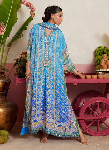 FARAH TALIB AZIZ ‘MAYNA FESTIVE PRET’26 | ELARIA SKY BLUE