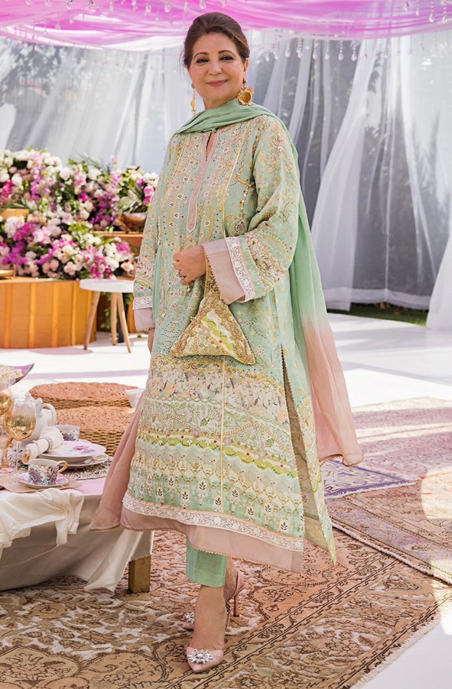 ANSAB JAHANGIR LUXE SILK PRET | REINE