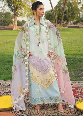 SAIRA SHAKIRA BLOOM UNSTITCHED LAWN’26 | AVA 1A