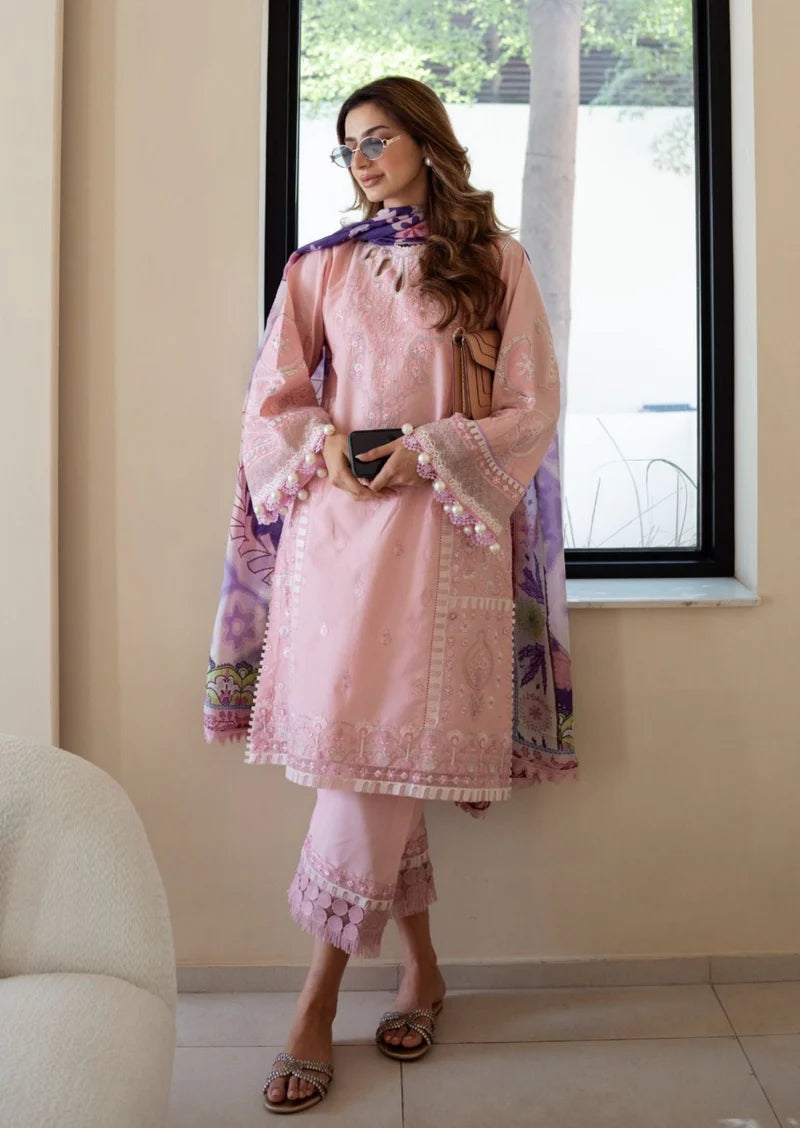 SIRAA SADAF FAWAD KHAN LAWN UNSTITCHED’24 | GINA (A)