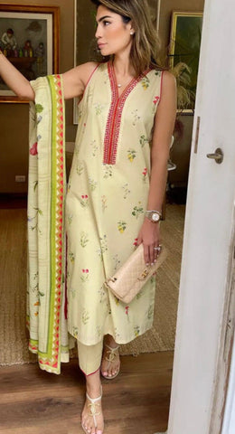 FARIDA HASAN | BOTANICAL SHIRT & PANTS