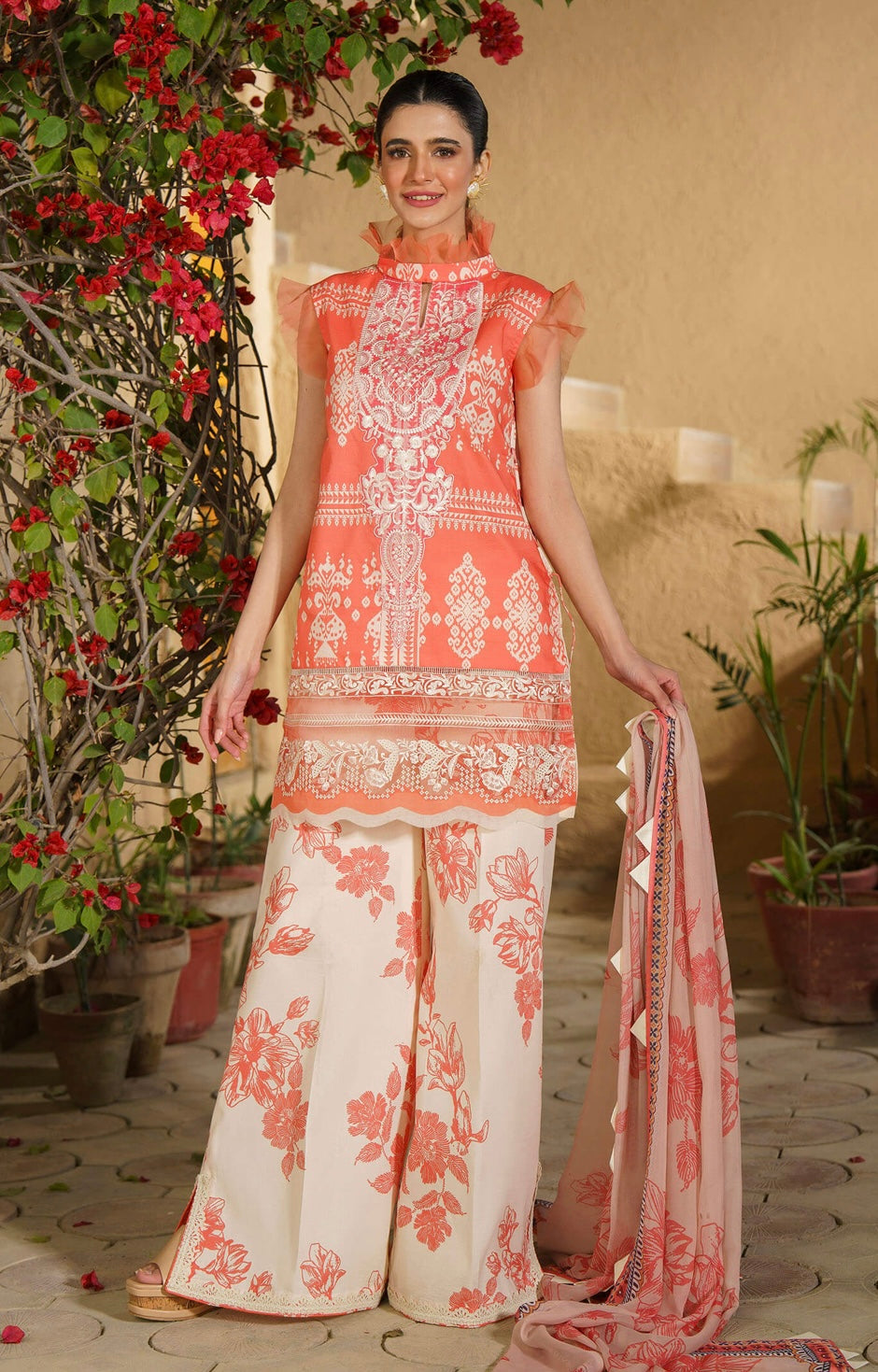 ASIFA & NABEEL UNSTITCHED LAWN’24 | DAHLIA