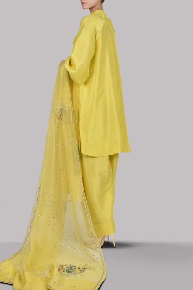 MUSE LUXE | AURORA YELLOW EMBELLISHED SET
