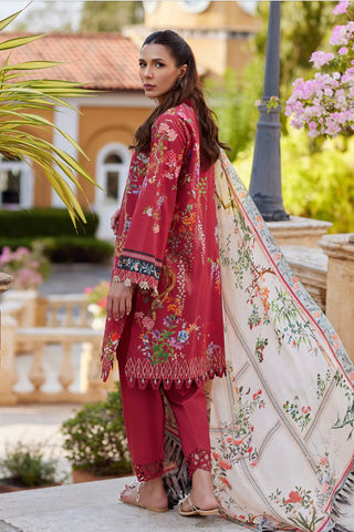 NIDA AZWER LUXURY LAWN’24 | RUBY RADIANCE