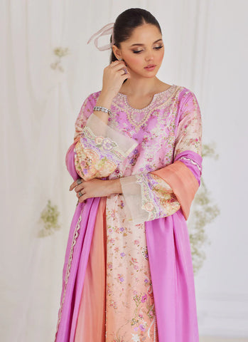 FARAH TALIB AZIZ LUXE SILK PRET’24 | MAURA OMBRÉ SHIRT AND DUPATTA