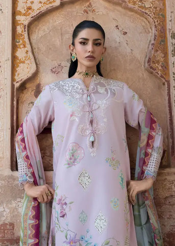 SAIRA SHAKIRA BLOOM UNSTITCHED LAWN’26 | MAELLE 1B