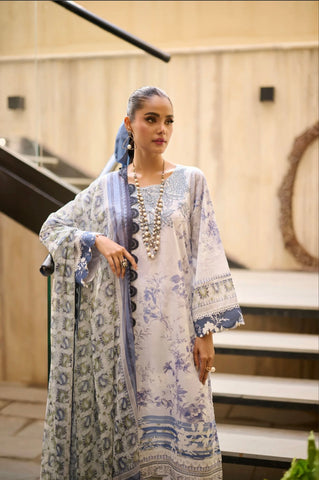 DHANAK PREMIUM LAWN’24 | SKY BLUE