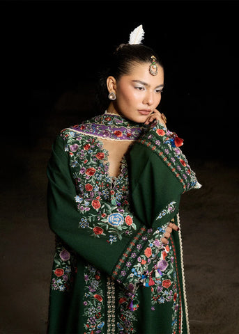 HUSSAIN REHAR ‘KOT RADHA KISHAN- KARANDI UNSTITCHED’26 | CELADON