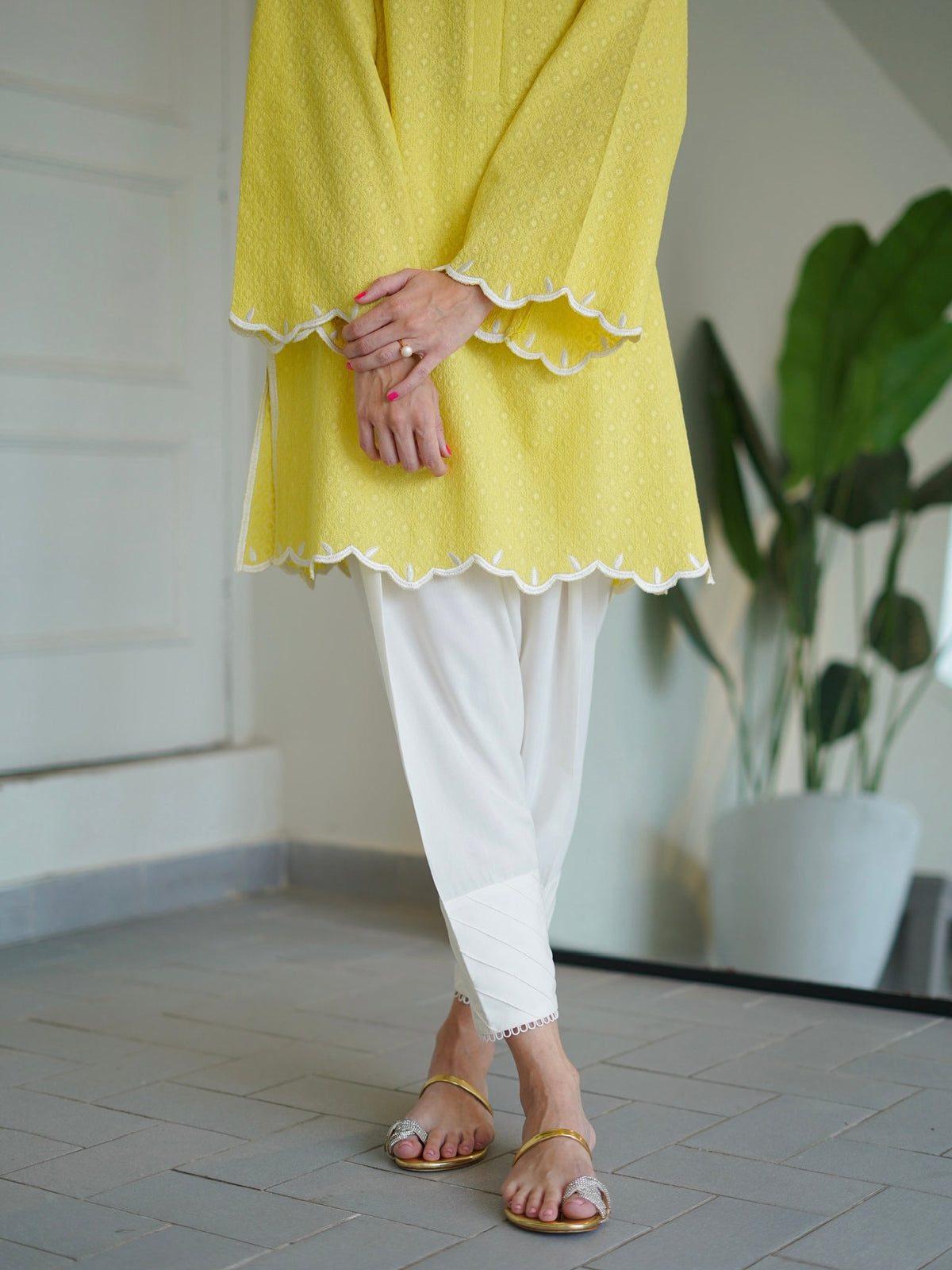 Sak | Skinny Shalwar