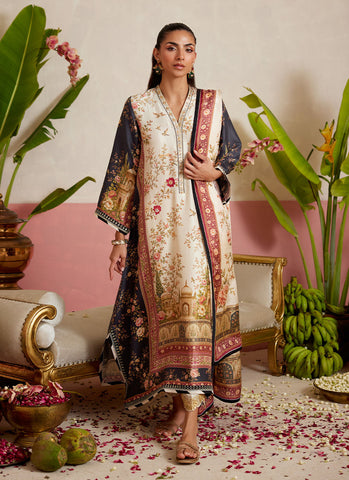 FARAH TALIB AZIZ ‘MAYNA FESTIVE PRET’26 | ROBIN SHIRT AND DUPATTA