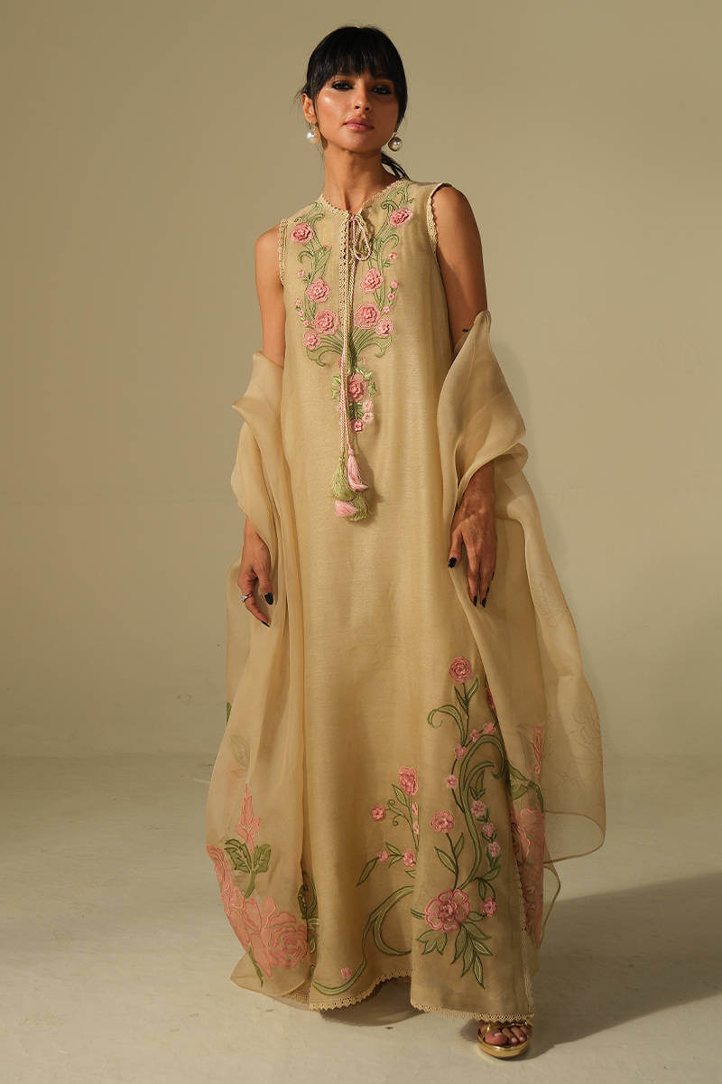 FARIDA HASAN ‘DHOOP LUXE PRET’26 | BEIGE ROSE