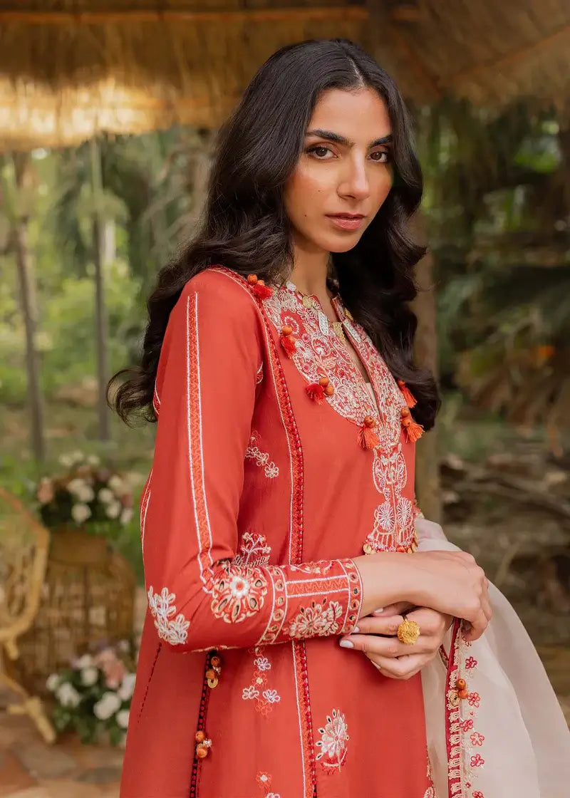 SIRAA SADAF FAWAD KHAN LAWN UNSTITCHED’24 | FAIZAH (B)
