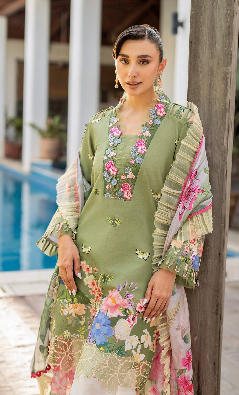 ASIFA NABEEL UNSTITCHED LAWN’24 | MEYNA