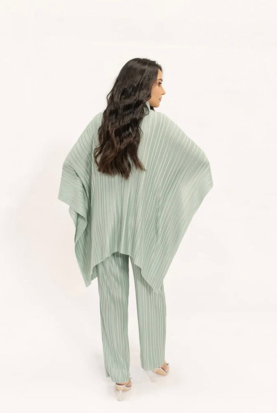 Hassal | Sevda Mint Pleated Suit
