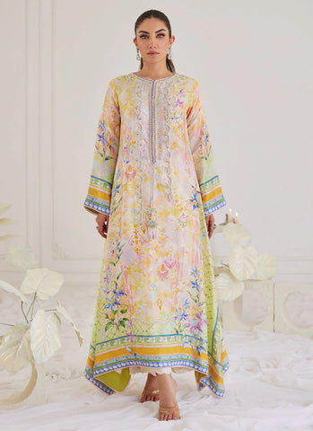 FARAH TALIB AZIZ LUXE SILK PRET’24 |  BLANCA SILK KAFTAN