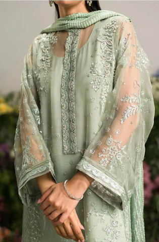 AMMARA KHAN LILY’24 | MINTY CRUSHED SET