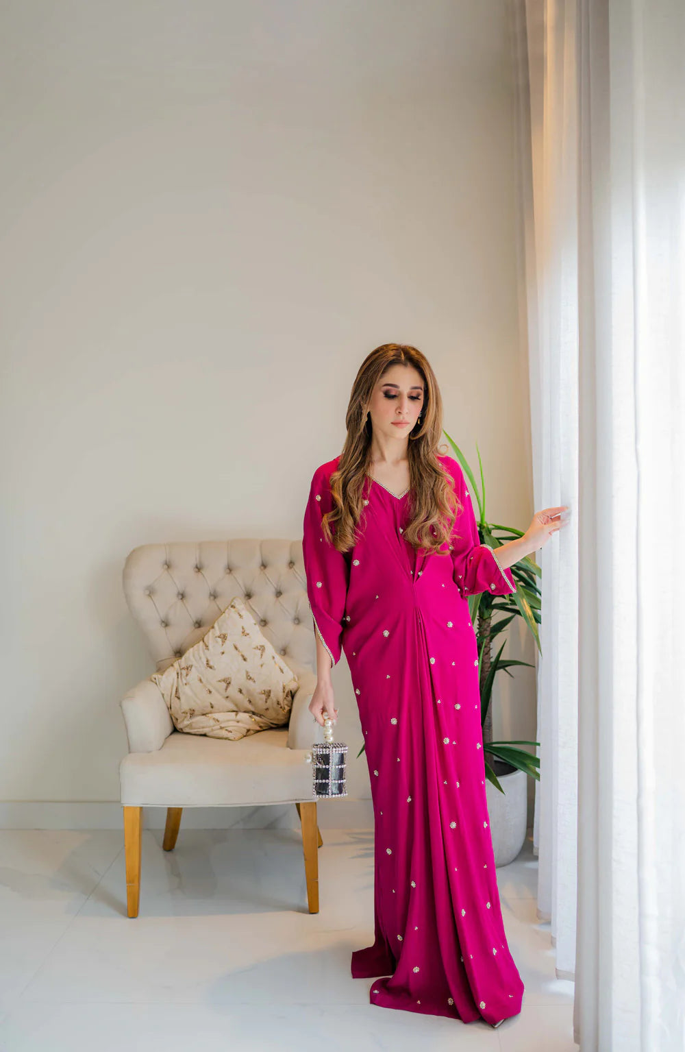 SAMMY K - CREPE KAFTAN