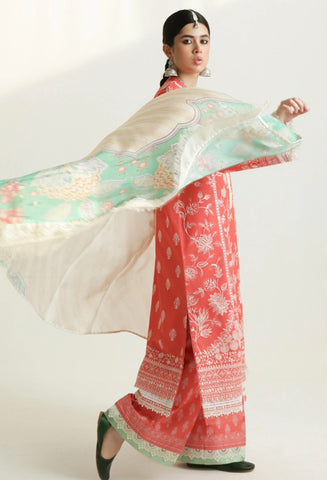ZARA SHAHJAHAN UNSTITCHED LAWN’24  | MAHI 1A