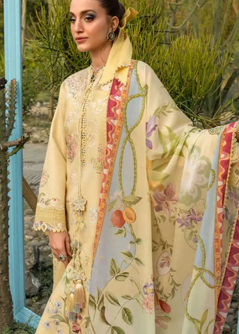 SAIRA SHAKIRA BLOOM UNSTITCHED LAWN’26 | MAELLE 1A