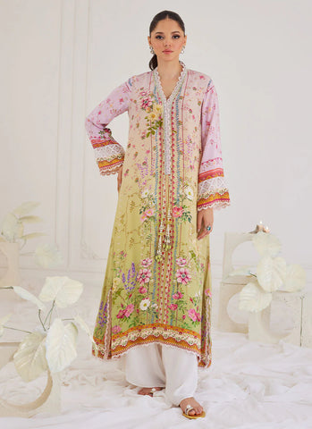FARAH TALIB AZIZ LUXE SILK PRET’24 | NICA OMBRÉ CREPE KAFTAN