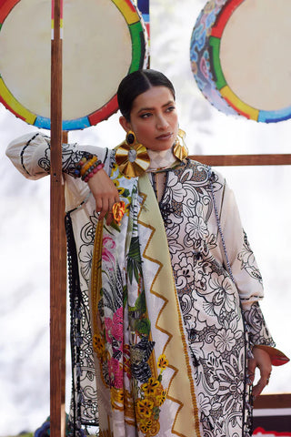 ELAN UNSTITCHED LAWN’26 | ZEVARE  07B