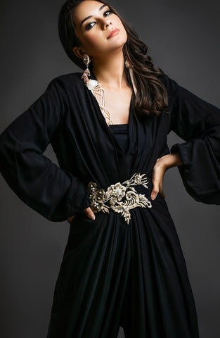 AYESHA FAROOK CASUAL PRET’24 | DRAPED JUMPSUIT