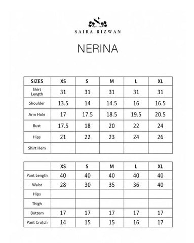 SAIRA RIZWAN ‘LAEL SILK PRET’26 | NERINA