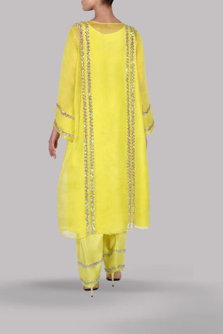 MUSE LUXE | AURORA YELLOW EMBELLISHED SET