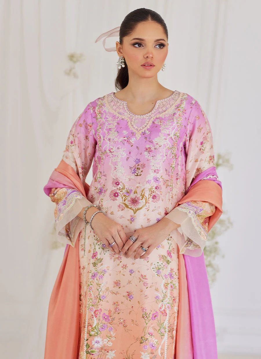FARAH TALIB AZIZ LUXE SILK PRET’24 | MAURA OMBRÉ SHIRT AND DUPATTA