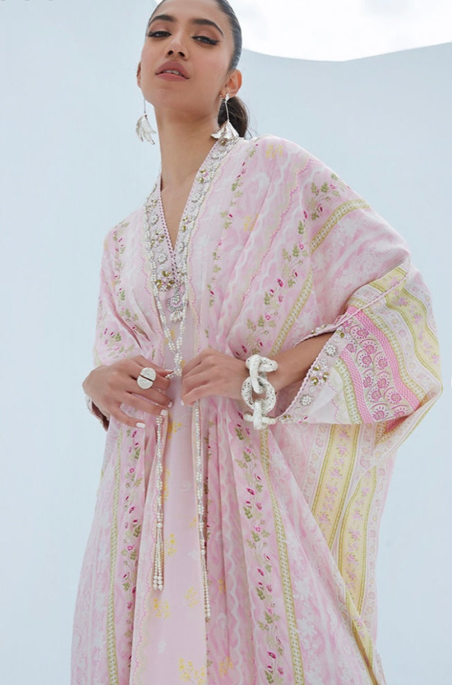 FARAH TALIB AZIZ LUXE SILK PRET’24 | MARNI BLUSH