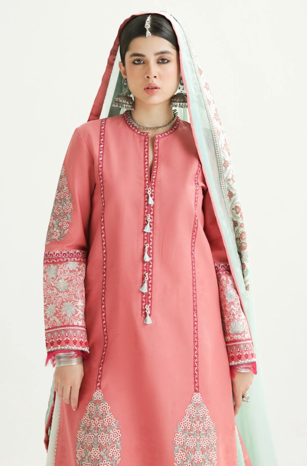 ZARA SHAHJAHAN UNSTITCHED LAWN’24 | SANDAL 10B