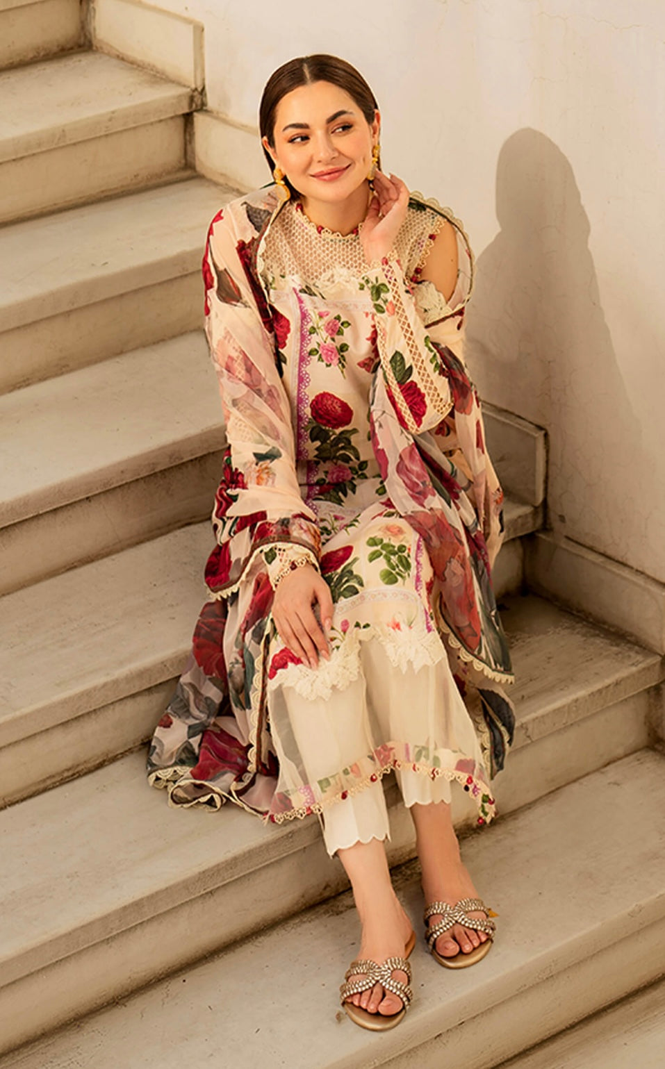 ASIFA NABEEL UNSTITCHED LAWN’24 | GULABO