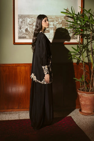 AMMARA KHAN ‘THE OVERTURE’26 | GLIDED MONOCHROME JACKET SET