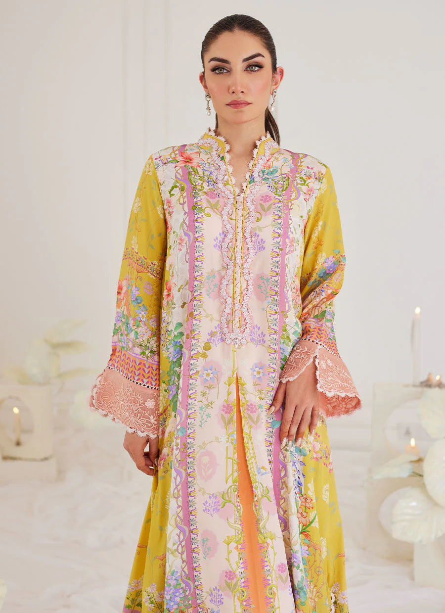 FARAH TALIB AZIZ LUXE SILK PRET’24 | ESME CREPE KAFTAN