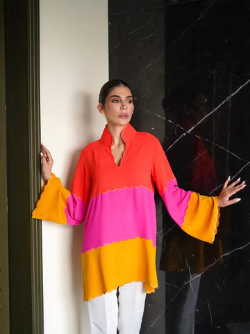 SAK | ORANGE BLAKE TUNIC