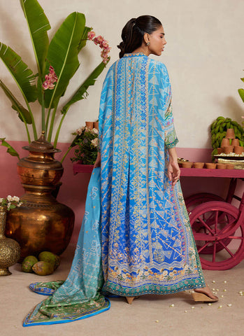 FARAH TALIB AZIZ ‘MAYNA FESTIVE PRET’26 | ELARIA SKY BLUE