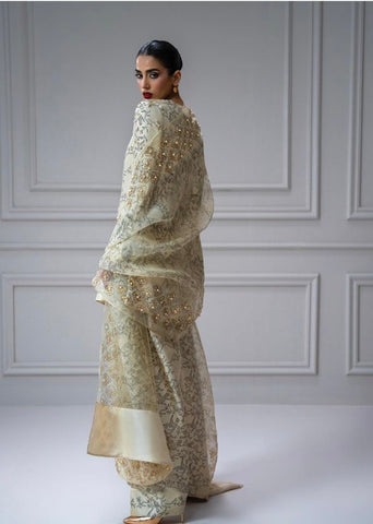 MUSE LUXE | LAMB’S WOOL BLOCK PRINTED & EMBELLISHED SET