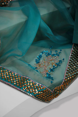 MUSE LUXE | VEREDIAN GREEN EMBELLISHED SET